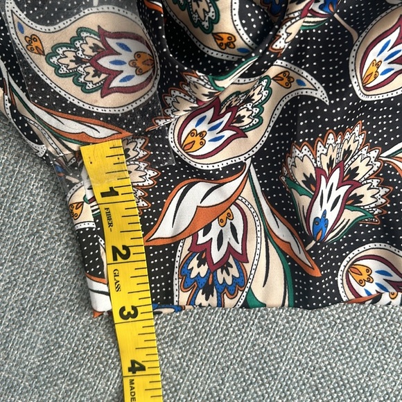 Maje Isley Paisley Print Satin Romper Wrap-effect printed  playsuit Size M - Picture 12 of 16